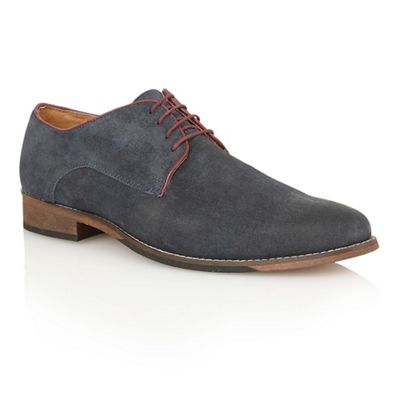 Lotus Navy suede 'Hermon' lace up shoes